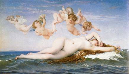 Alexandre Cabanel, La naissance de V&eacute;nus, 1863