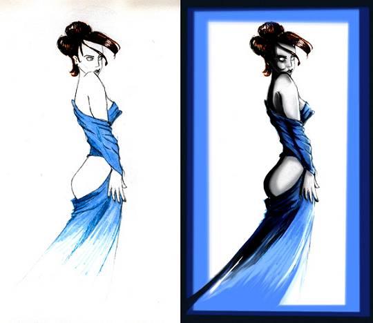 Dessin&eacute; en cours d'anglais ?