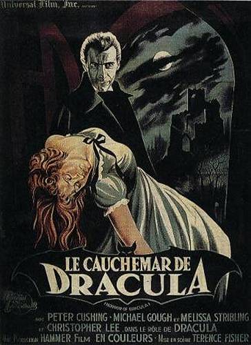 Avec Christopher Lee et Peter Cushing.