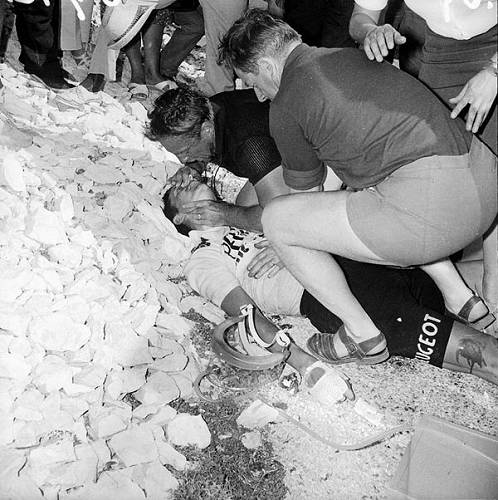 Tom Simpson, mont Ventoux, 1967.