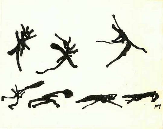 Encre de chine. 1951
